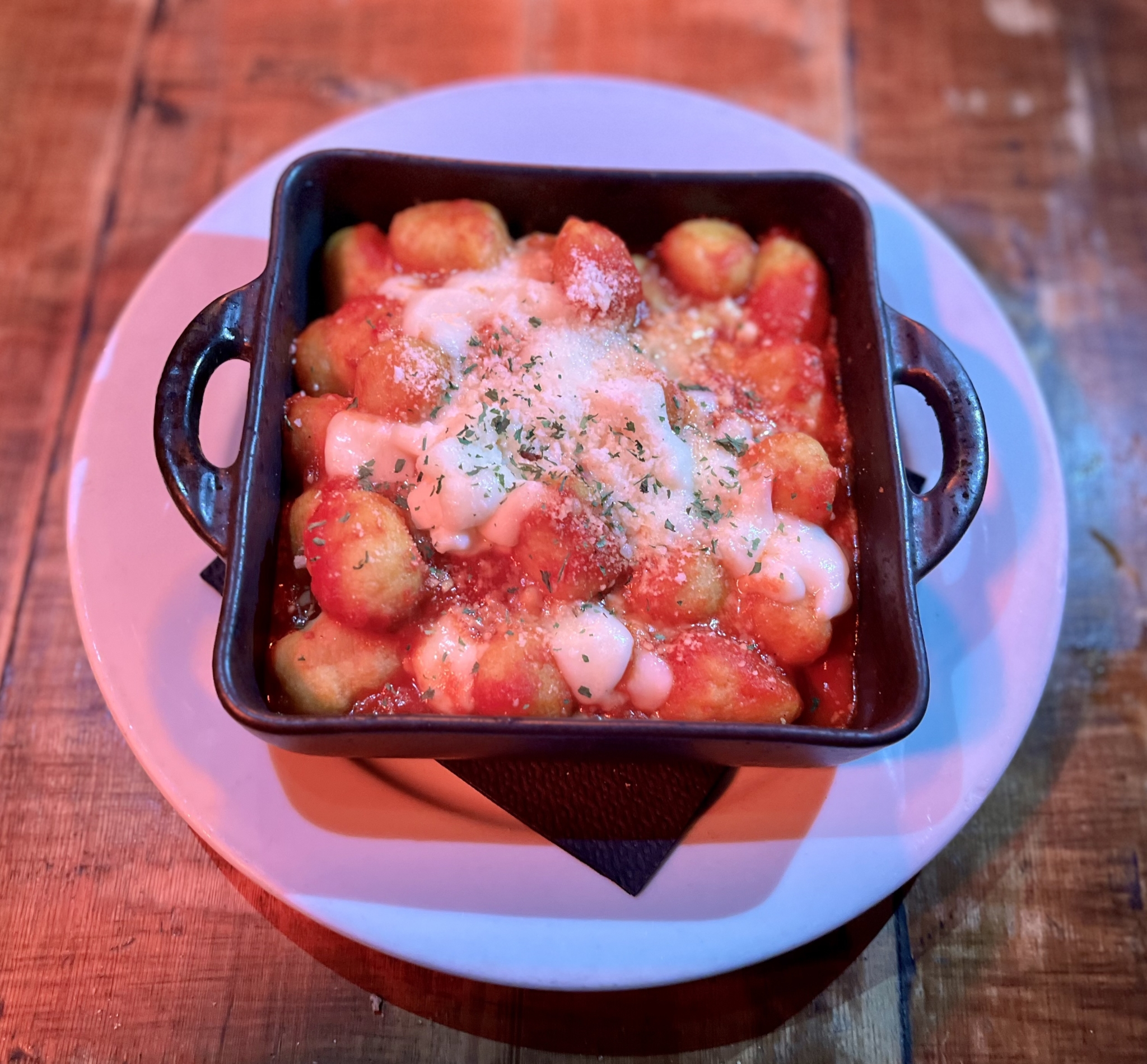 Heres The Dish Bosinos Gnocchi Alla Sorrentina 