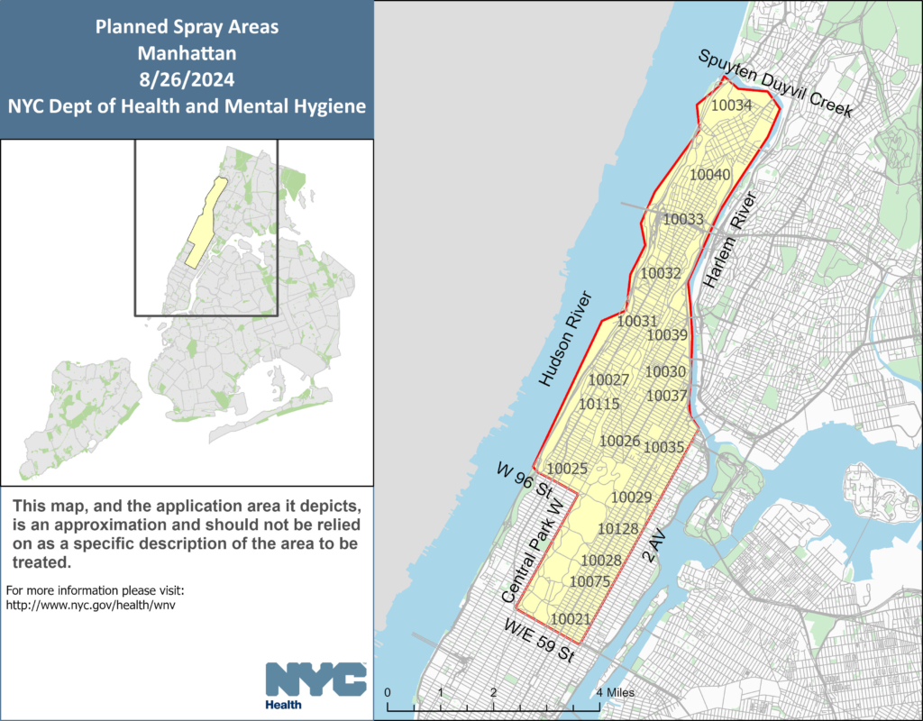 Town Will Spray UWS In Effort To Battle West Nile Virus: What To Know